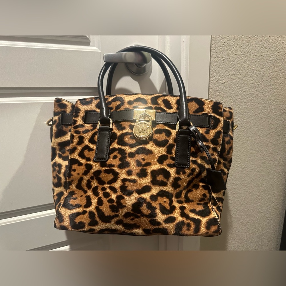 Leopard Michael Kors Purse